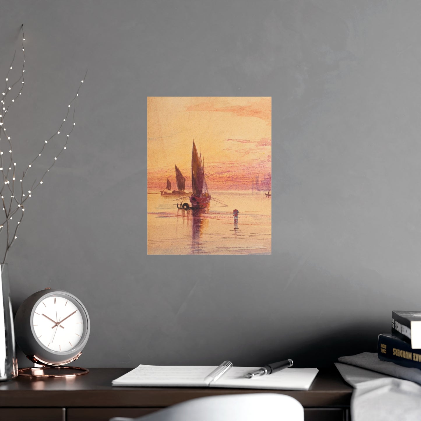 Santa Maria della Salute Venice at Sunset - Fine Art Poster