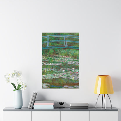 Claude Monet - Japanese Foot Bridge Fine Art Canvas Print