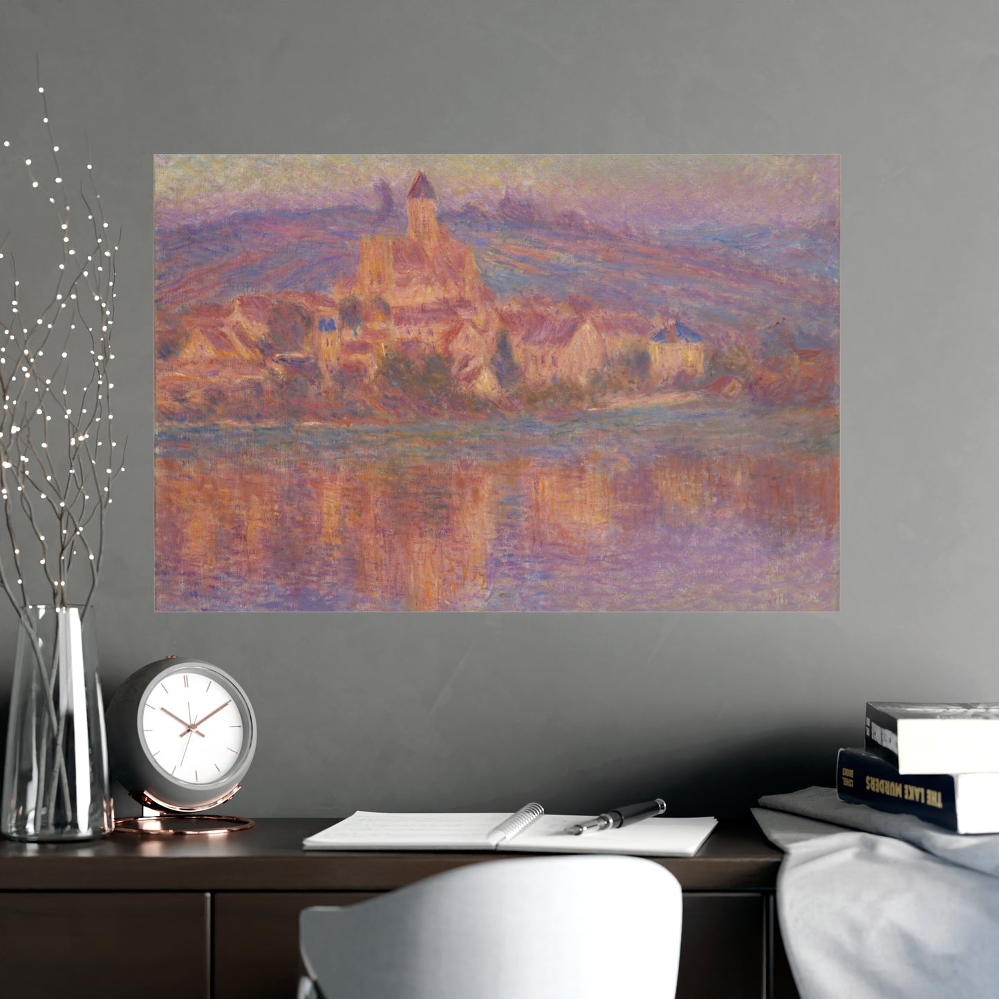 Vetheuil - Monet Village Landscape Fine Art Poster