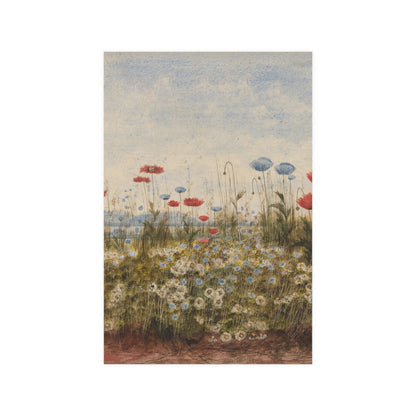 Wildflower Scene - Museum Collection - Fine Art Poster