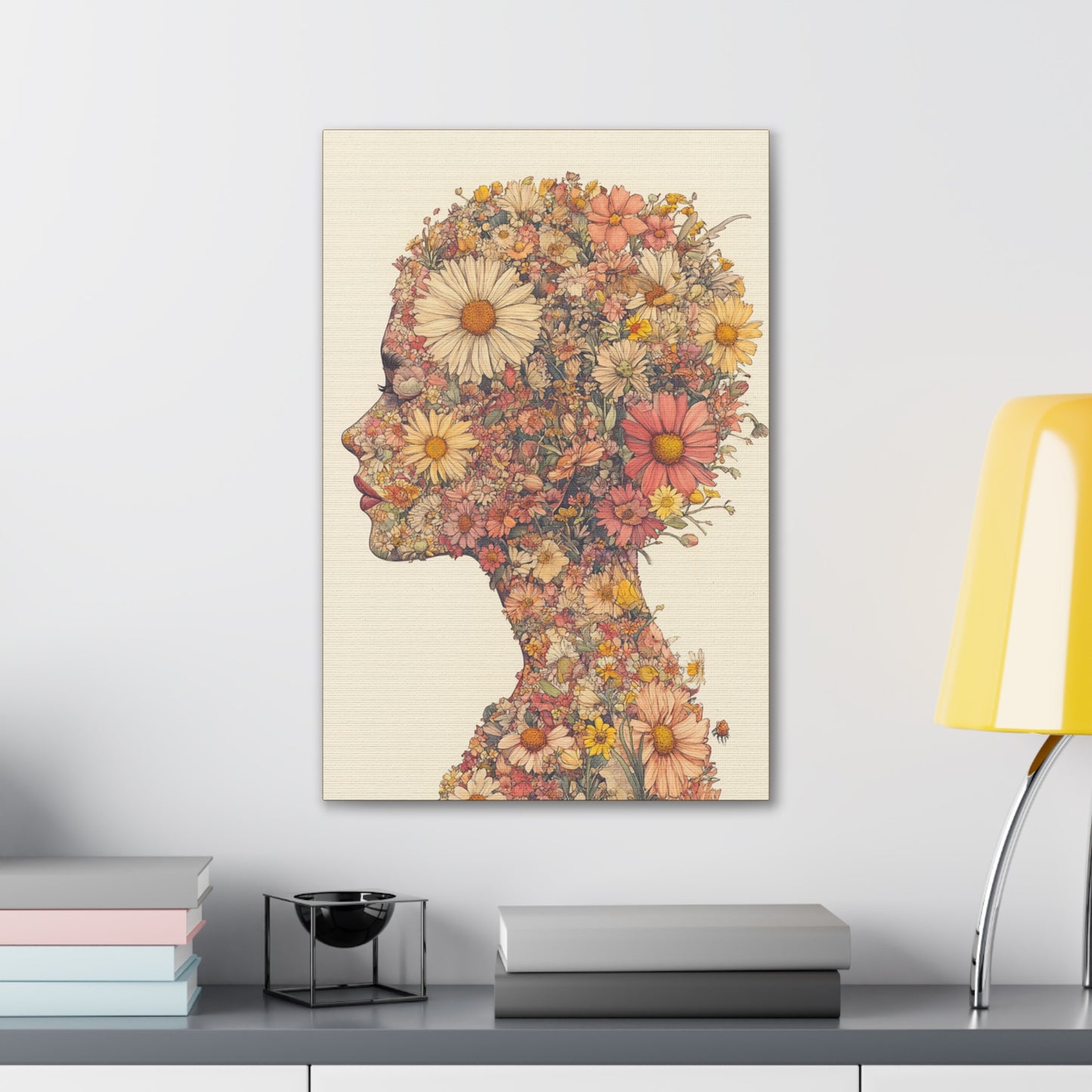 And So She Grew on Canvas