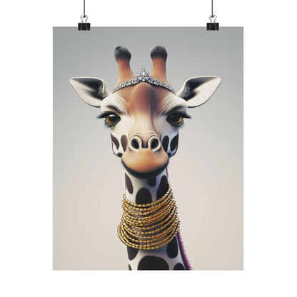 Adventure Awaits - His & Hers Giraffe Fine Art Prints (A) - Whimsical Animals - Home Décor - Wedding Gift