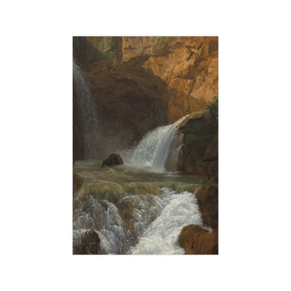 Waterfalls at Tivoli - Italian Landscape Fine Art Poster