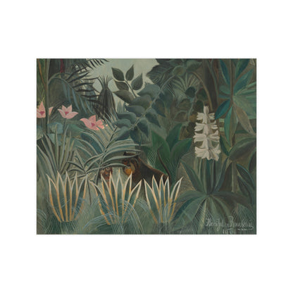 The Equatorial Jungle - Rousseau Tropical Fine Art Poster