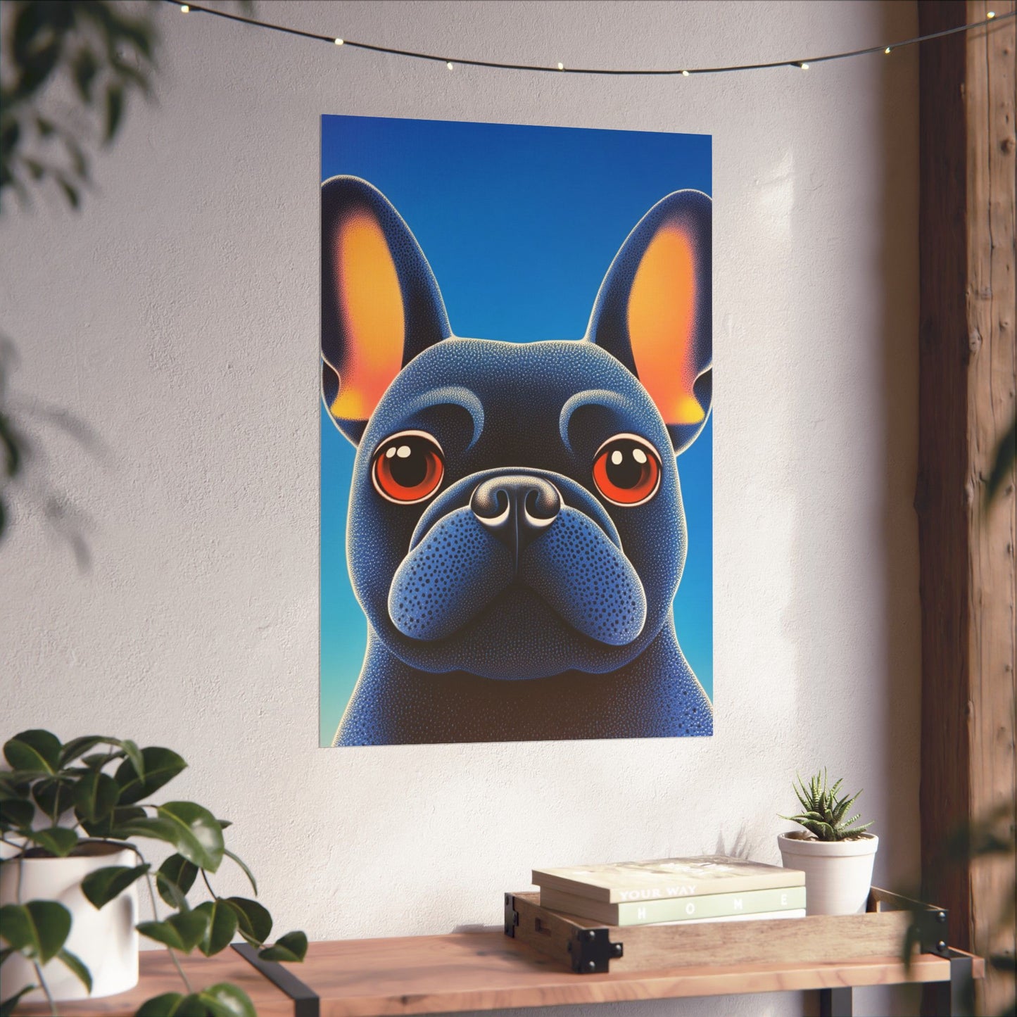 French Bulldog Whimsical Fine Art Print
