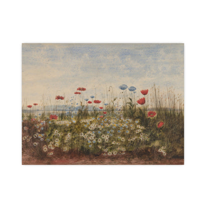 Wildflower Scene - Museum Collection - Fine Art Poster