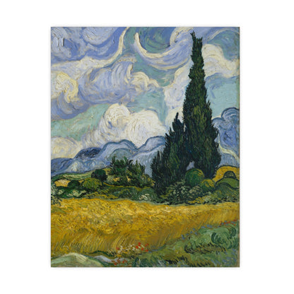 Van Gogh - Wheat Field with Cypresses - Museum Collection - Fine Art Poster