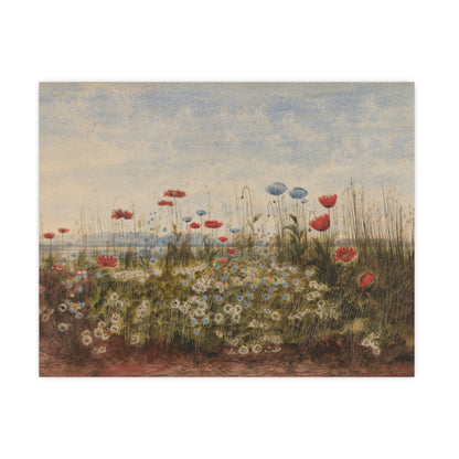 Wildflower Scene - Museum Collection - Fine Art Poster
