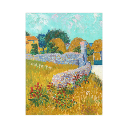 Farmhouse in Provence - Van Gogh Fine Art Poster