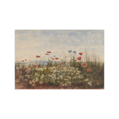 Wildflower Scene - Museum Collection - Fine Art Poster