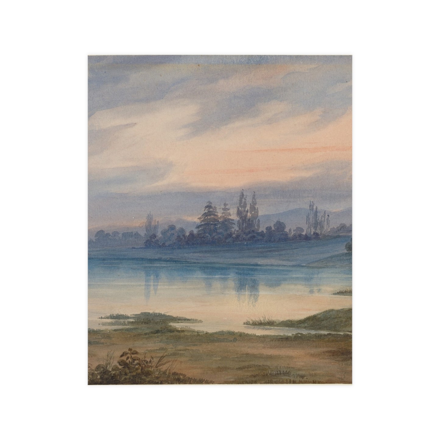 Landscape near Strasbourg - European Pastoral Fine Art Poster