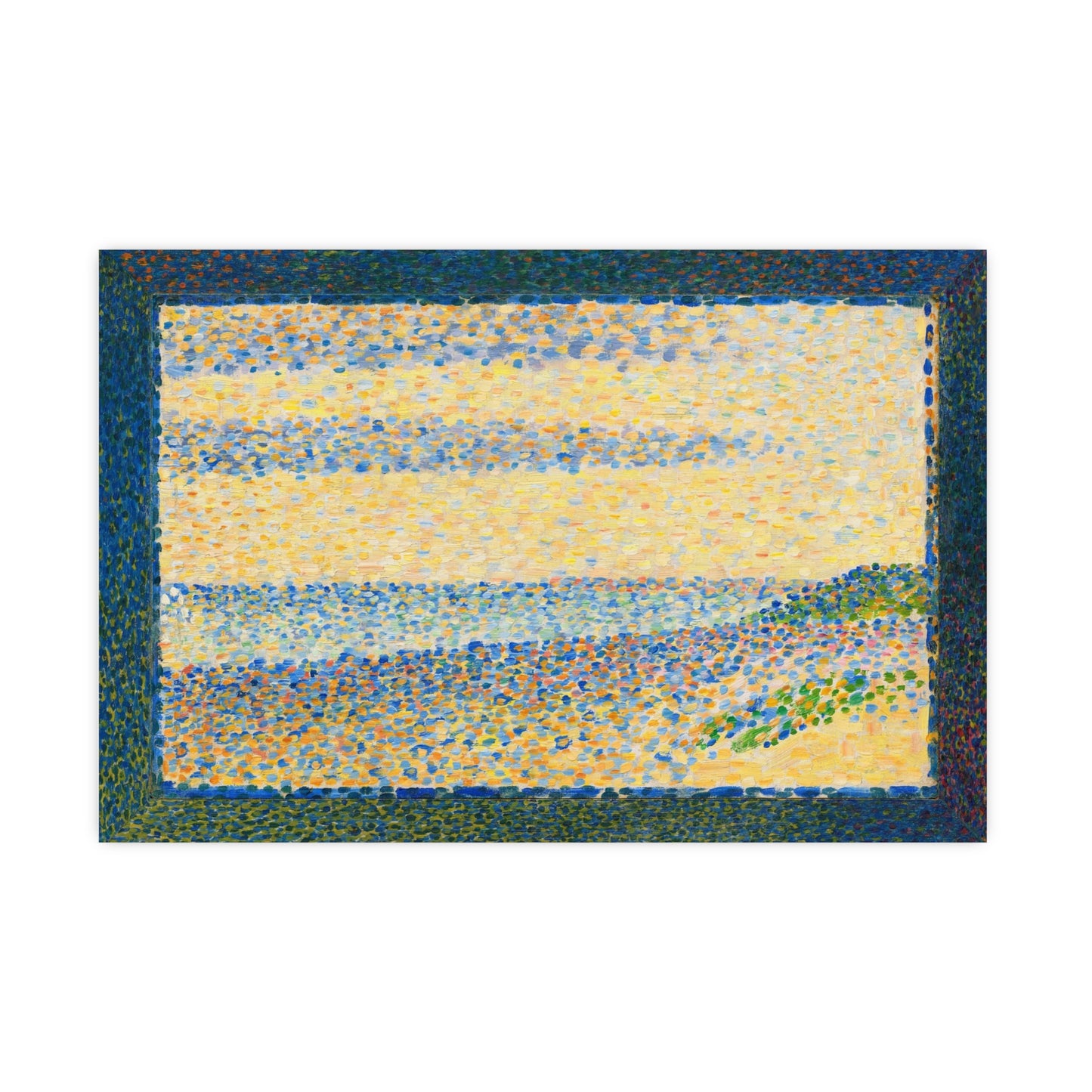 Seascape at Gravelines - Seurat Pointillist Fine Art Poster