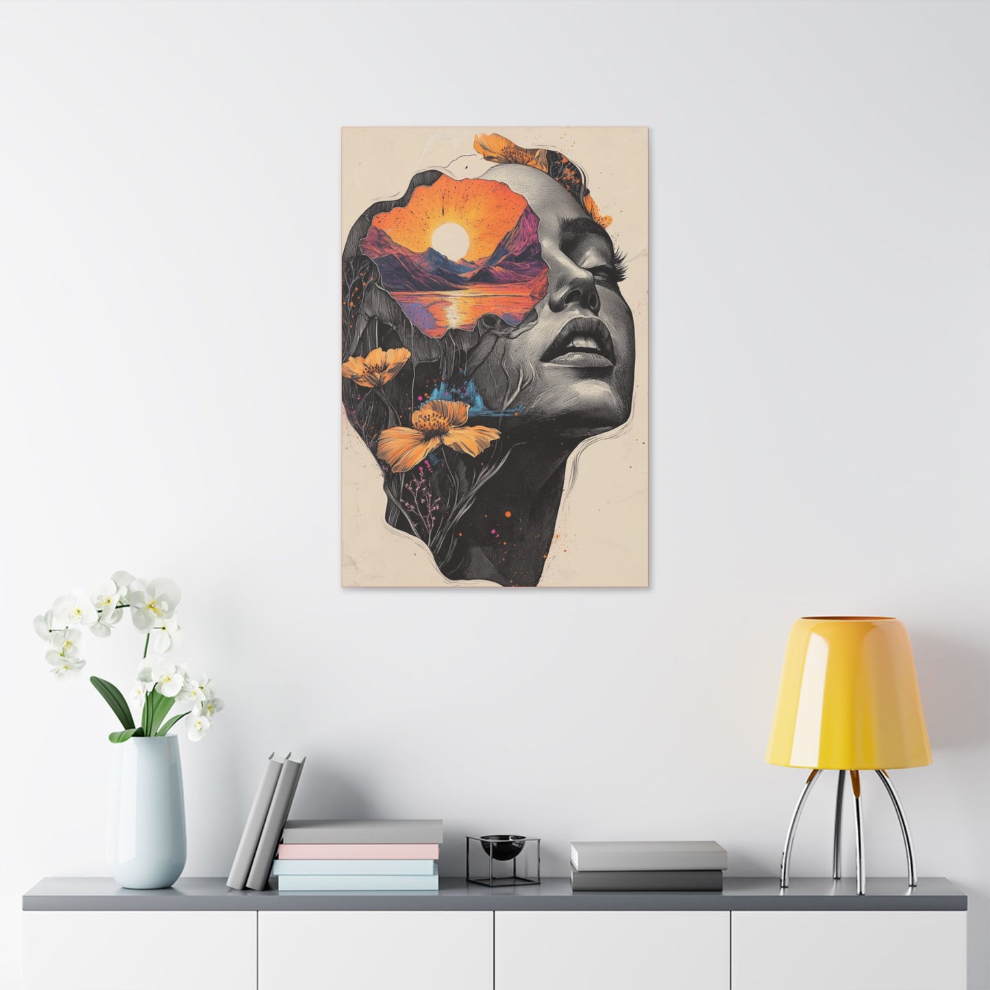Beauty is in the Eye of the Beholder  - Fine Art Print on Canvas
