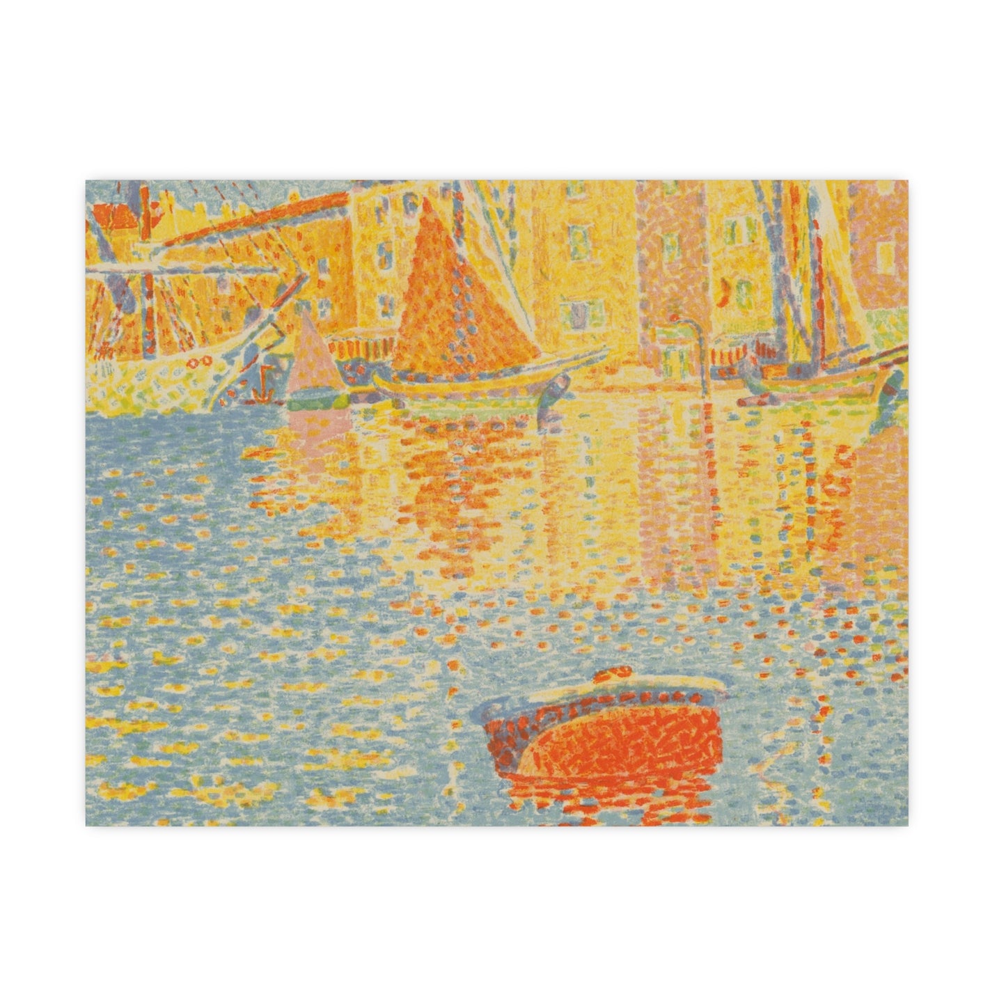 The Buoy La Bouee - Signac Fine Art Poster