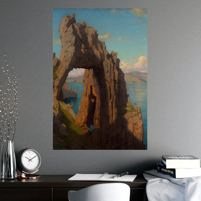 Natural Arch at Capri - Italian Coast Fine Art Poster