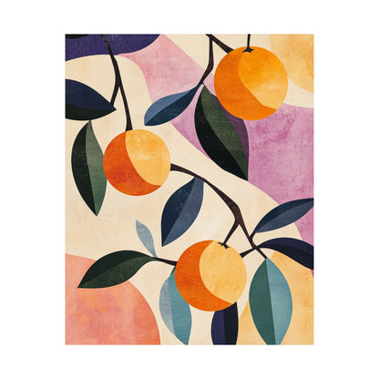 Orange Delight Botanical Fine Art Print