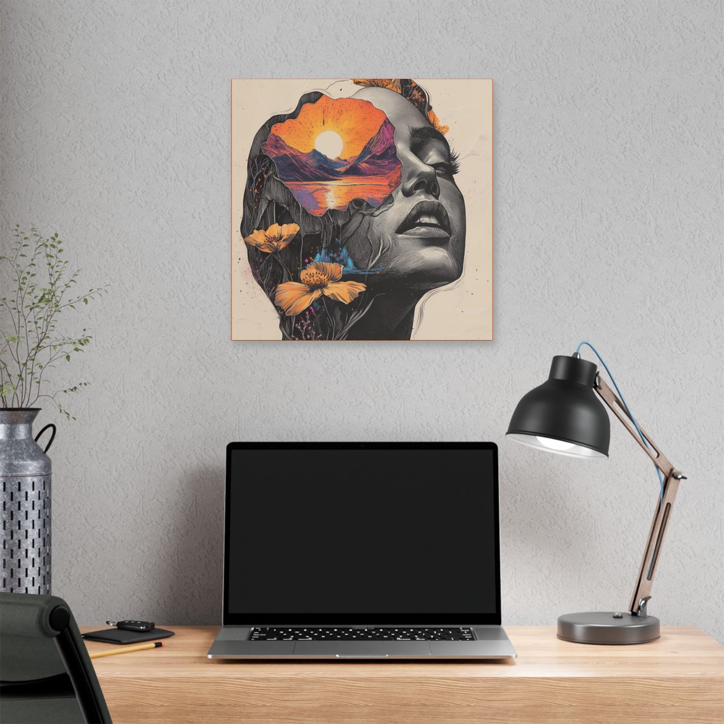 Beauty is in the Eye of the Beholder  - Fine Art Print on Canvas