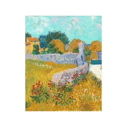 Farmhouse in Provence - Van Gogh Fine Art Poster