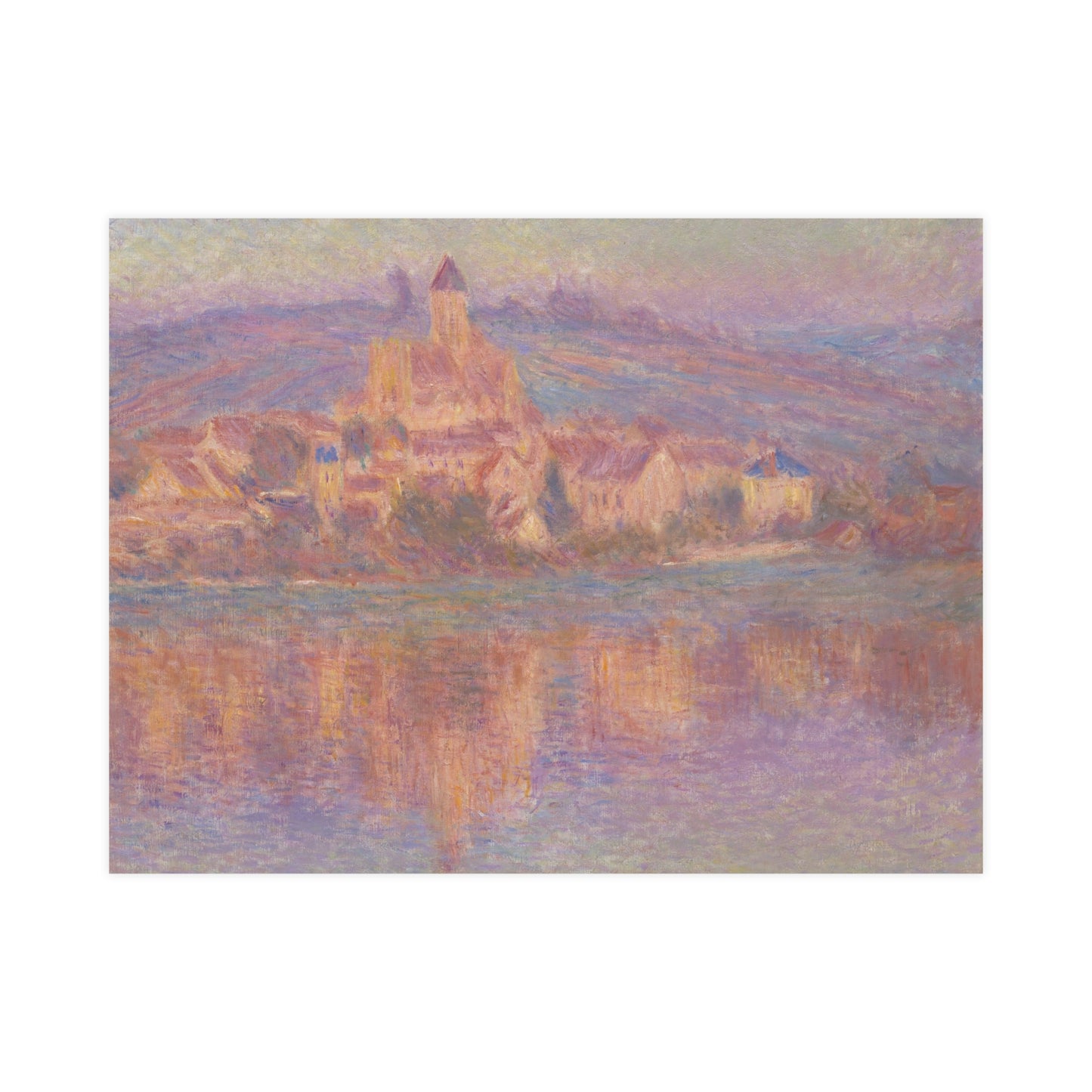Vetheuil - Monet Village Landscape Fine Art Poster