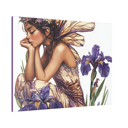 Iris You Were Here - Flowers & Fairies Collection - Fine Art Print on Canvas