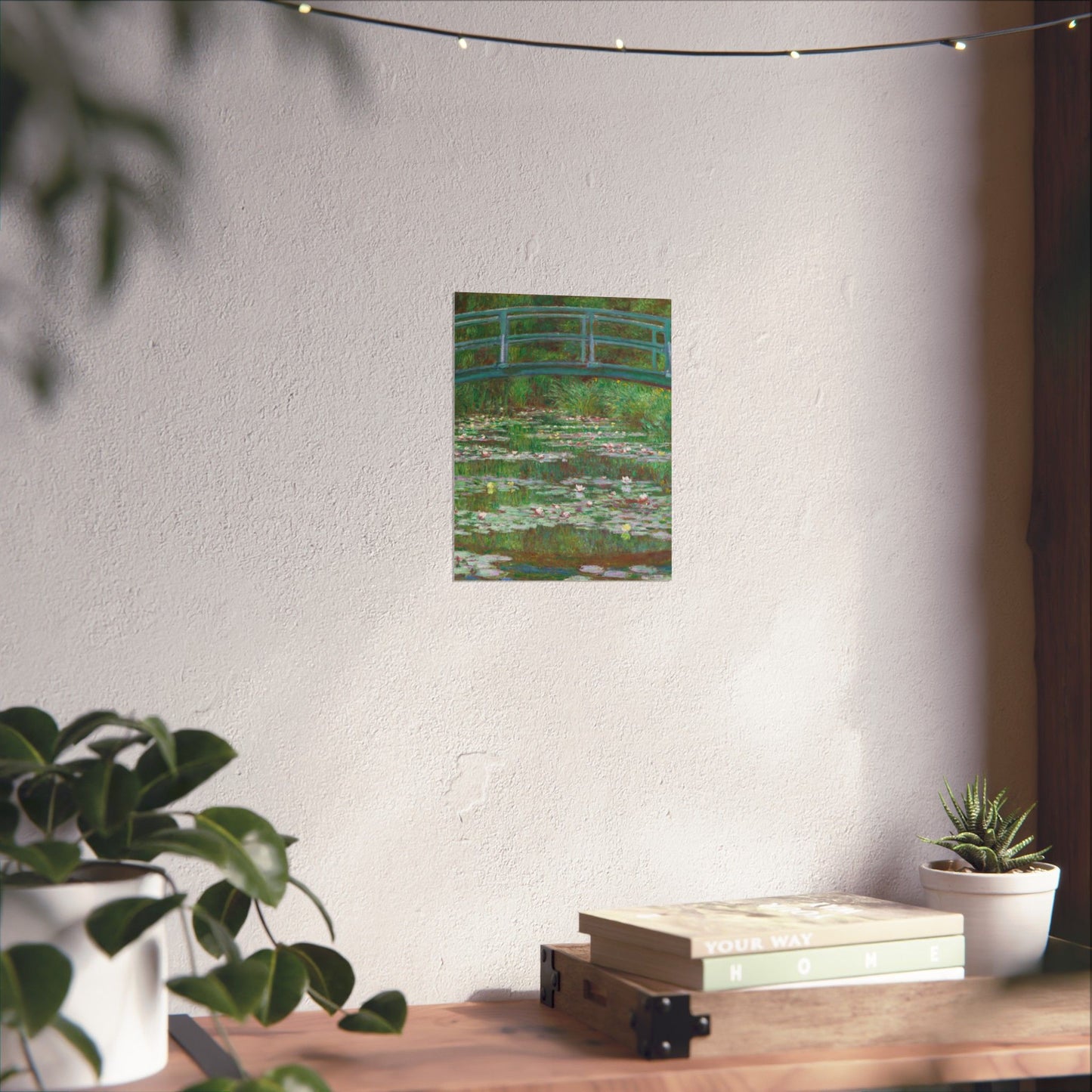 Claude Monet - Japanese Foot Bridge Fine Art Canvas Print