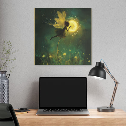 Wishes Do Come True - Fairies & Flowers Collection - Wall Art on Canvas