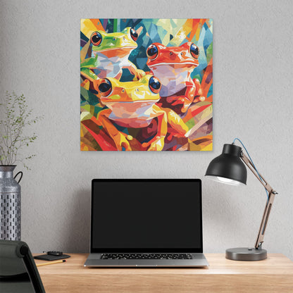 Frogs are Friends - Delight in Nature Series - Fine Art Print on Canvas