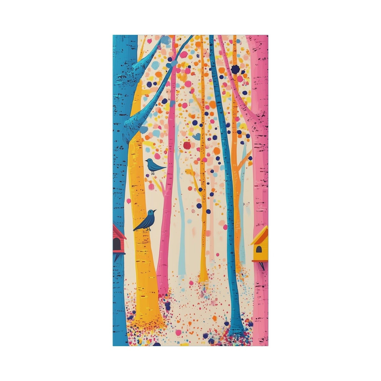 Here for the Birds - Delight in Nature Series - Fine Art Print on Canvas