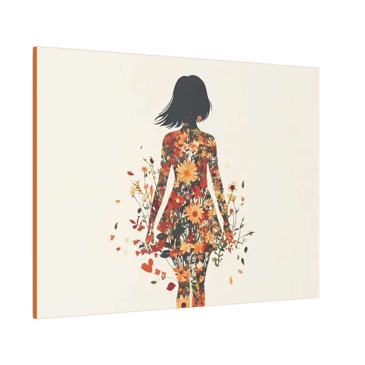 You Belong Among the Wildflowers  - Flower Girl - Print on Canvas
