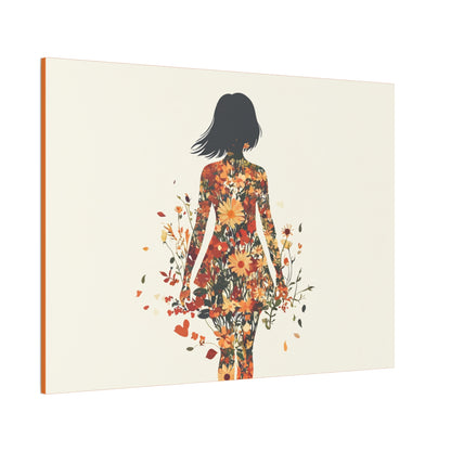 You Belong Among the Wildflowers  - Flower Girl - Print on Canvas