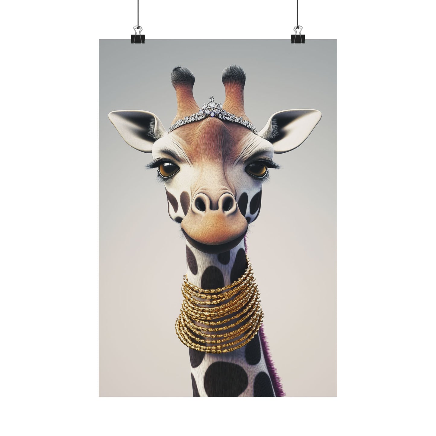 Adventure Awaits - His & Hers Giraffe Fine Art Prints (A) - Whimsical Animals - Home Décor - Wedding Gift