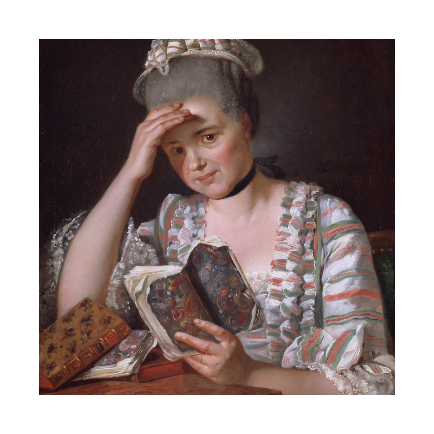 Classic Portrait - Fine Art Print - Matte Vertical Poster - Timeless Literary Woman - Art for Home Décor