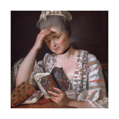 Classic Portrait - Fine Art Print - Matte Vertical Poster - Timeless Literary Woman - Art for Home Décor