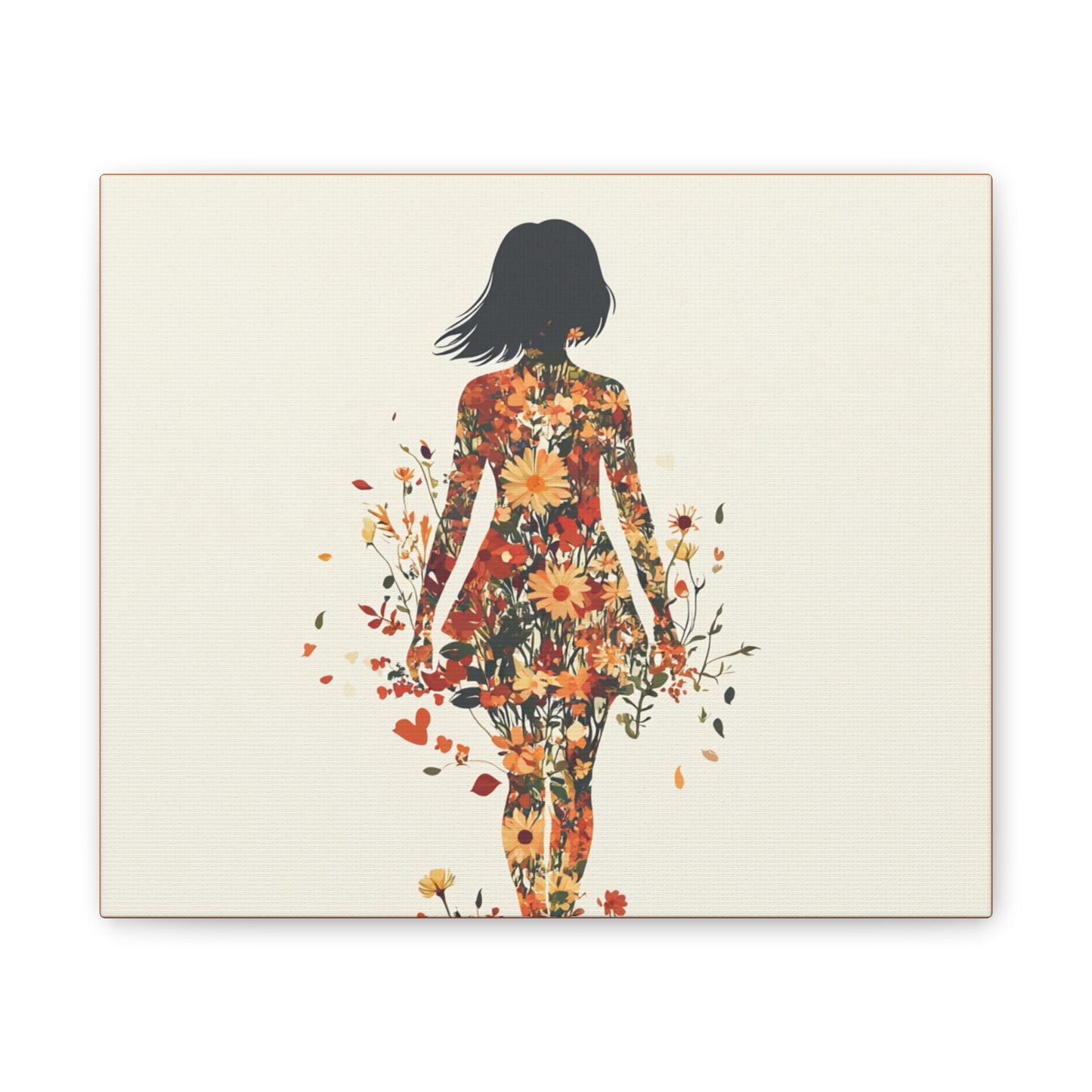 You Belong Among the Wildflowers  - Flower Girl - Print on Canvas