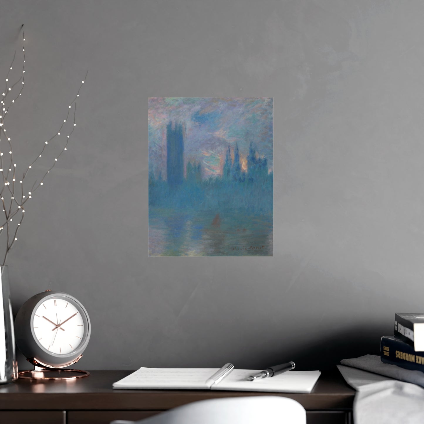 Houses of Parliament London - Monet Fine Art Poster
