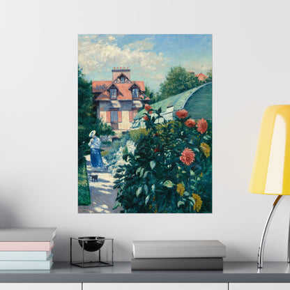 Dahlias Vintage Botanical Fine Art Print