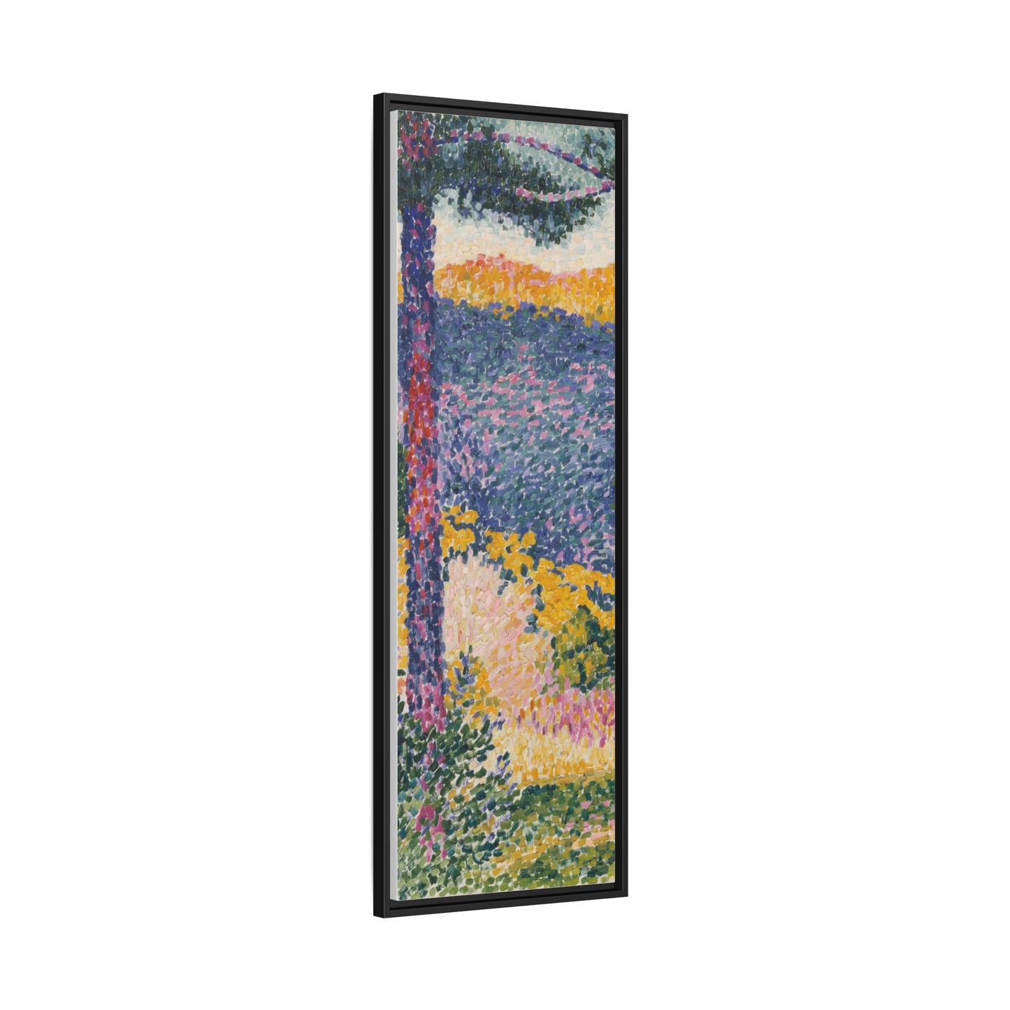 Valley with Fir Shade on the Mountain - Museum Collection - Framed Canvas Print