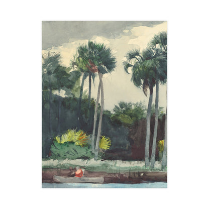 Red Shirt Homosassa Florida - Winslow Homer Fine Art Poster