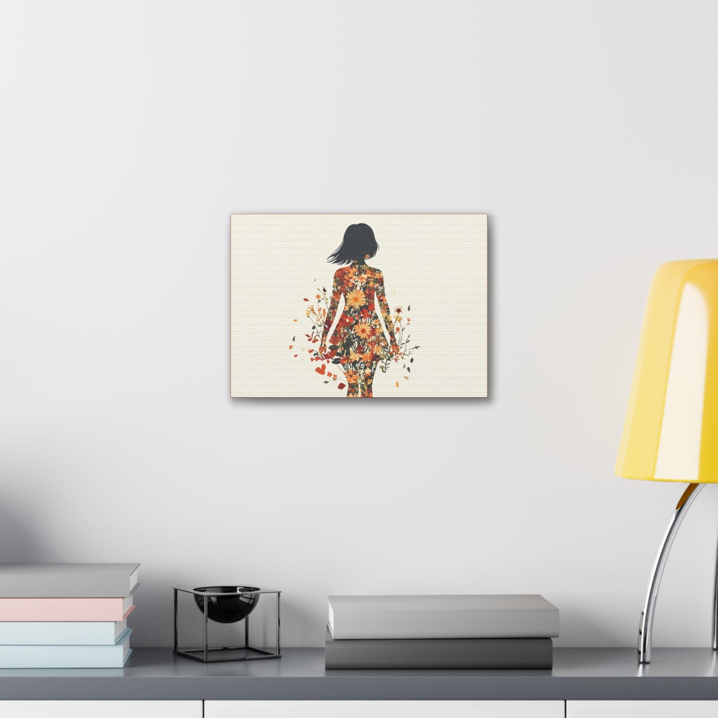 You Belong Among the Wildflowers  - Flower Girl - Print on Canvas