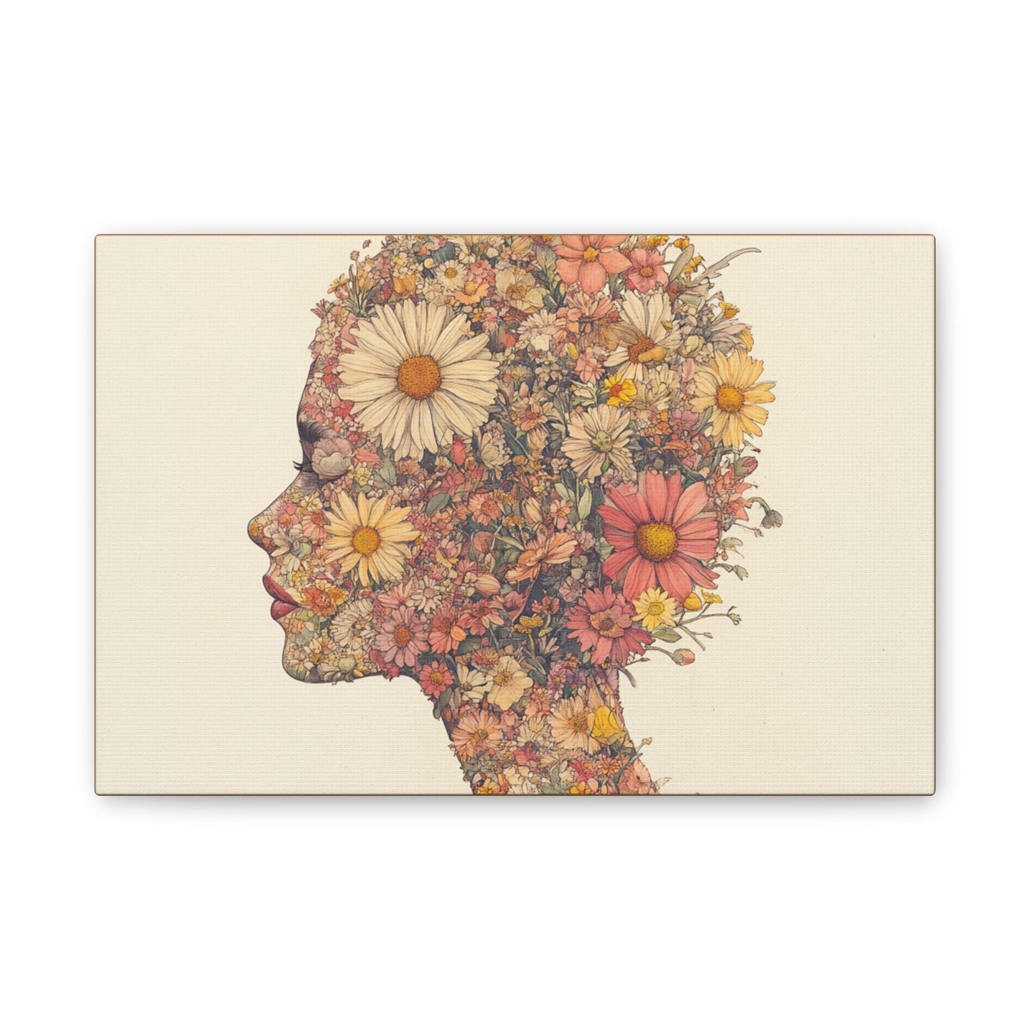 And So She Grew on Canvas