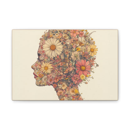And So She Grew on Canvas
