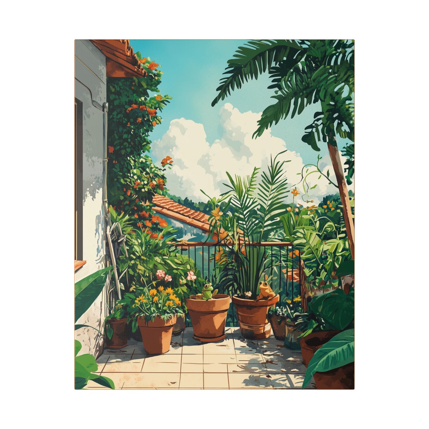 Room with a View - Let's Stay on Vacay Series- Fine Art Print on Canvas