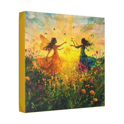 Waking the Sun - Fairies & Flowers Collection - Wall Art - on Canvas