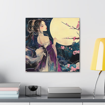 Thinking of You in the Moonlight - Fine Art Print - Wall Art on Canvas