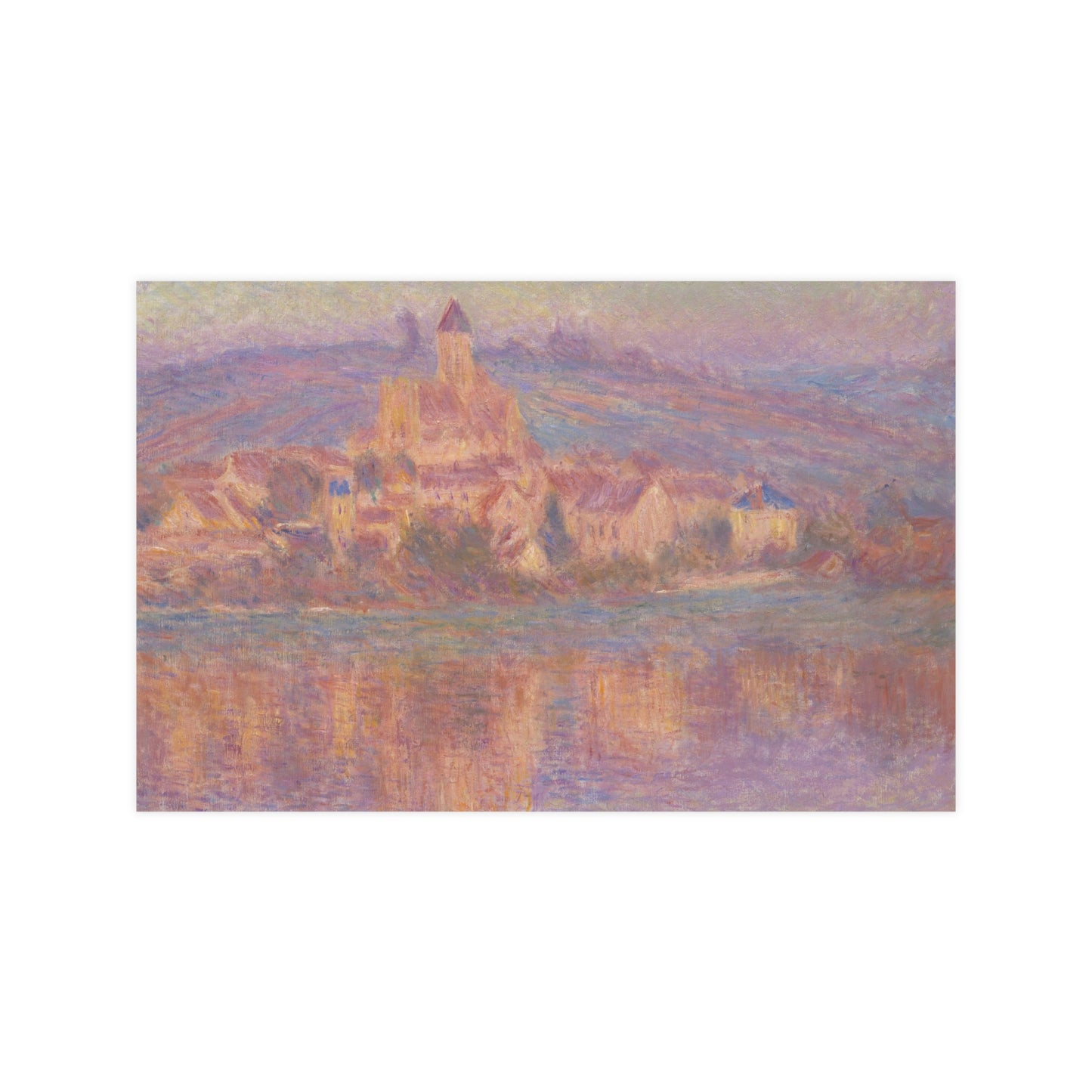Vetheuil - Monet Village Landscape Fine Art Poster