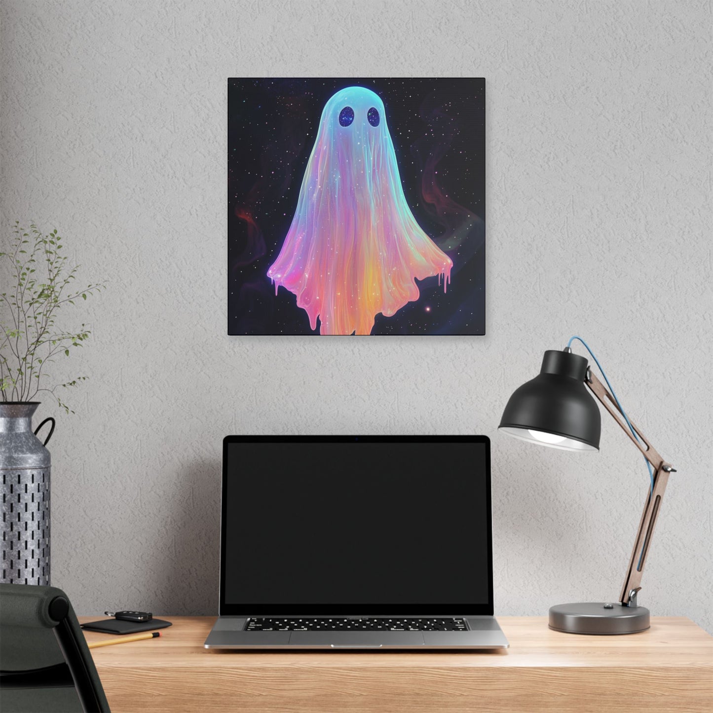 Cosmic Ghost  - Custom Art Print on Canvas