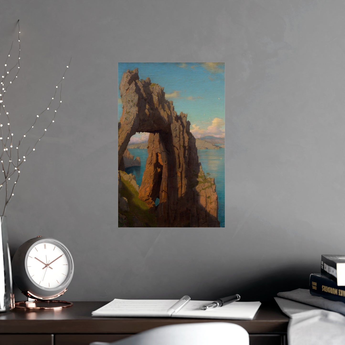 Natural Arch at Capri - Italian Coast Fine Art Poster