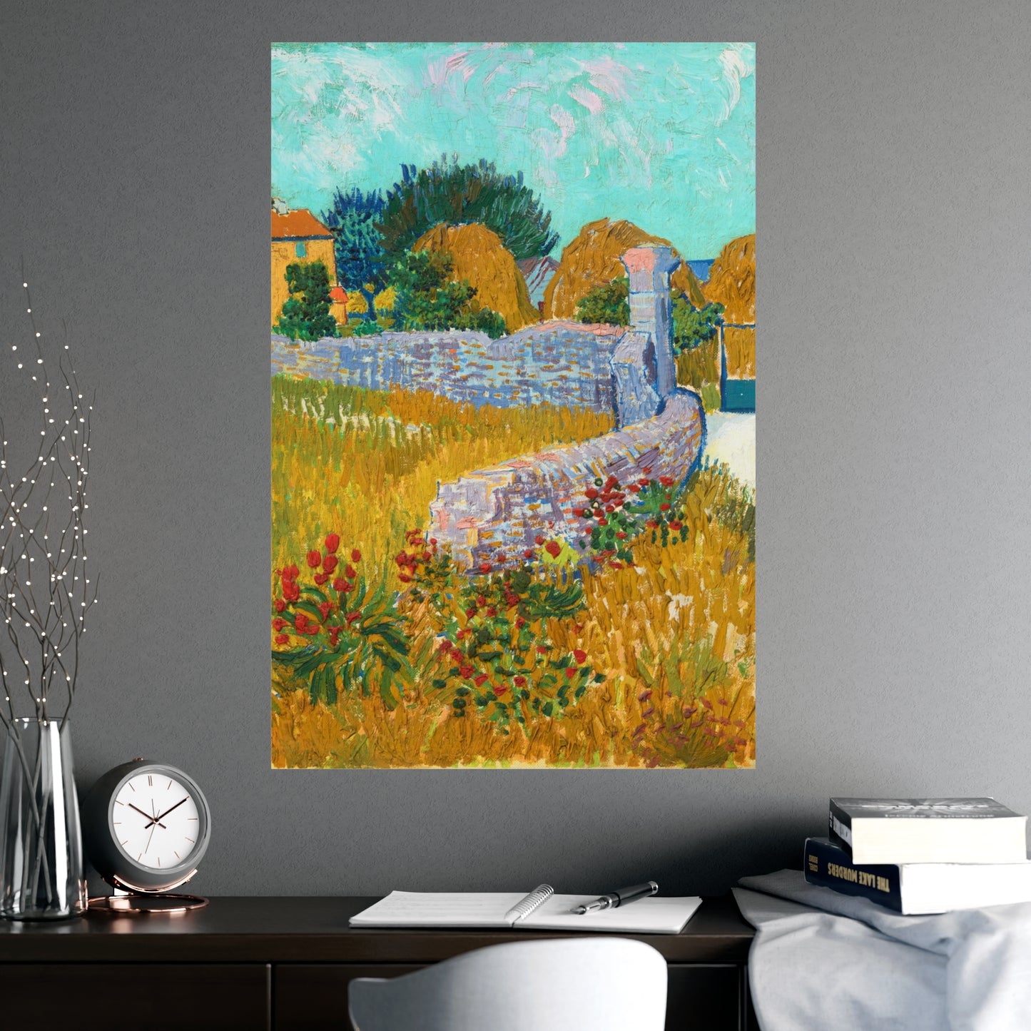 Farmhouse in Provence - Van Gogh Fine Art Poster