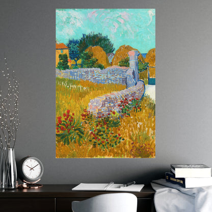 Farmhouse in Provence - Van Gogh Fine Art Poster