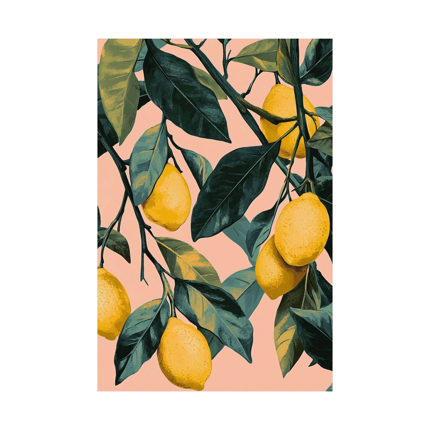 Lovely Lemons Botanical Fine Art Print